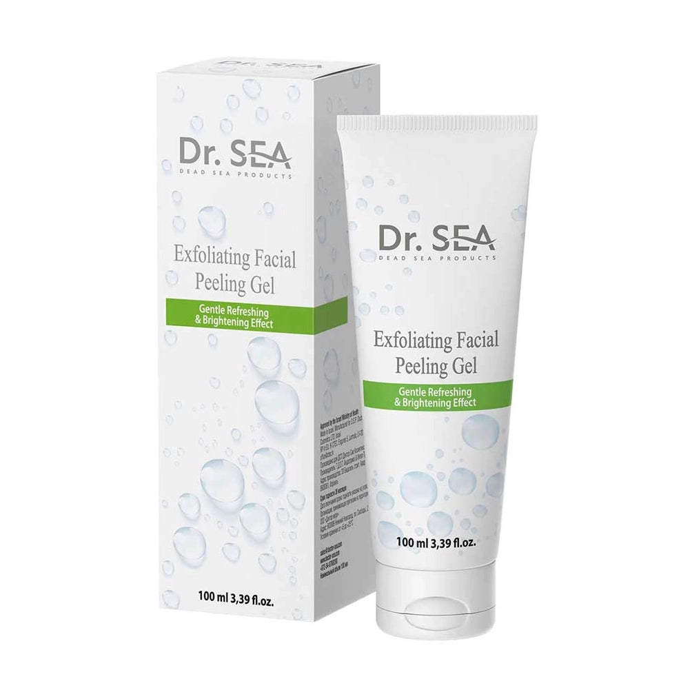 Gel exfoliante suave para el rostro