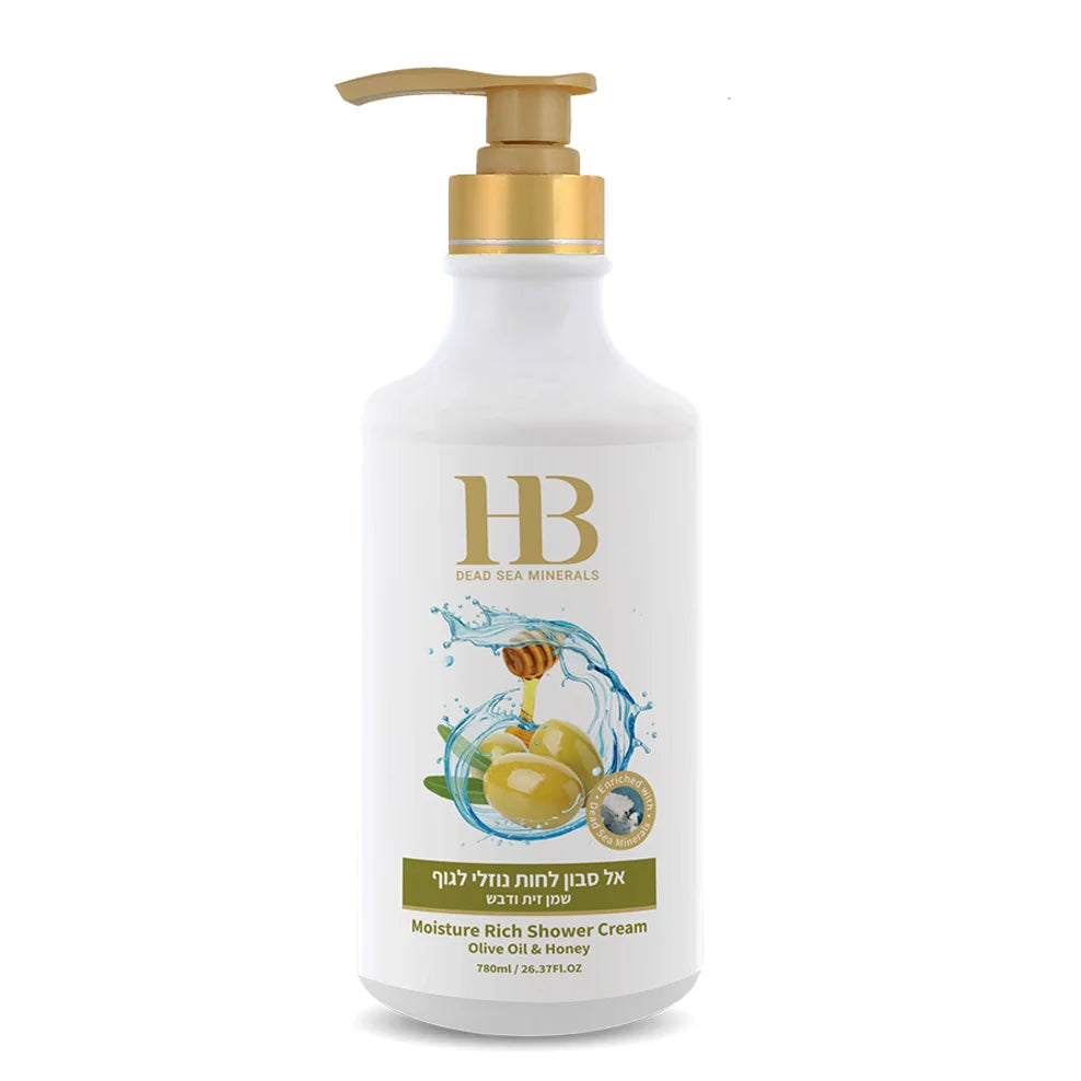 Gel de ducha de aceite de oliva y miel
