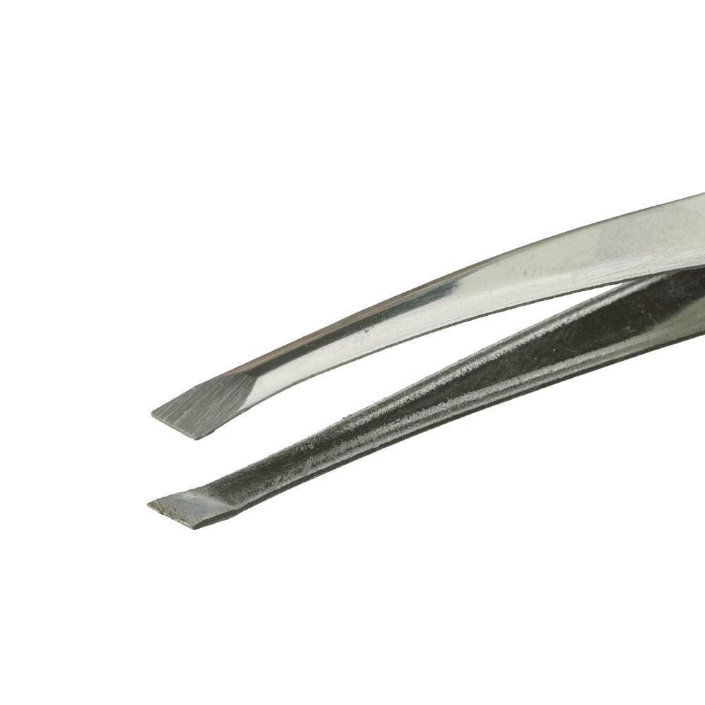 Pinza de precisión con cabeza biselada