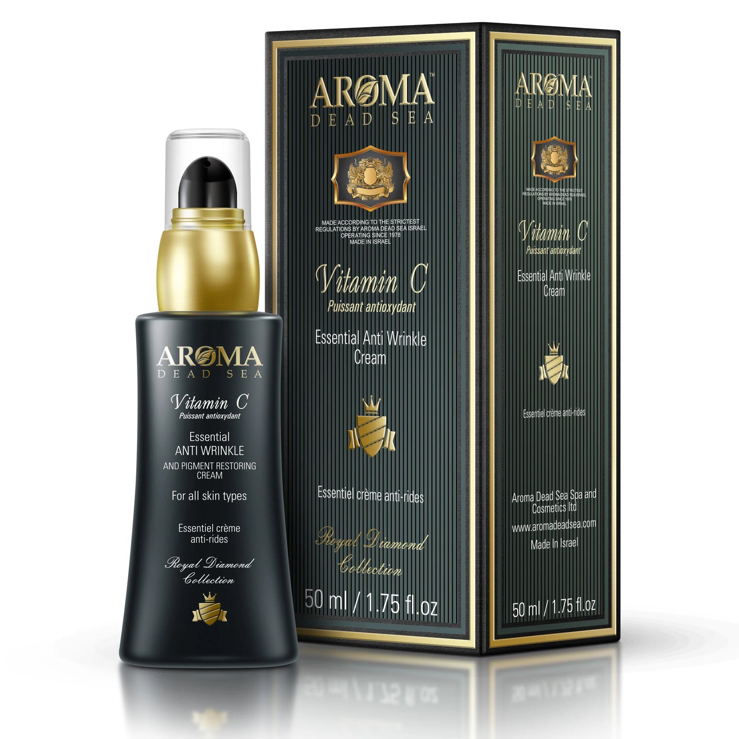 Royal Diamond Crema de dia  antiarrugas aclarante con vitamina C